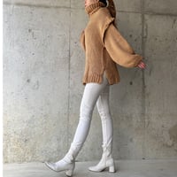 オーバーサイズタートルニット（camel）