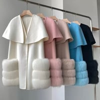【予約販売 10/31〆切】FOXファーケープウールジレ