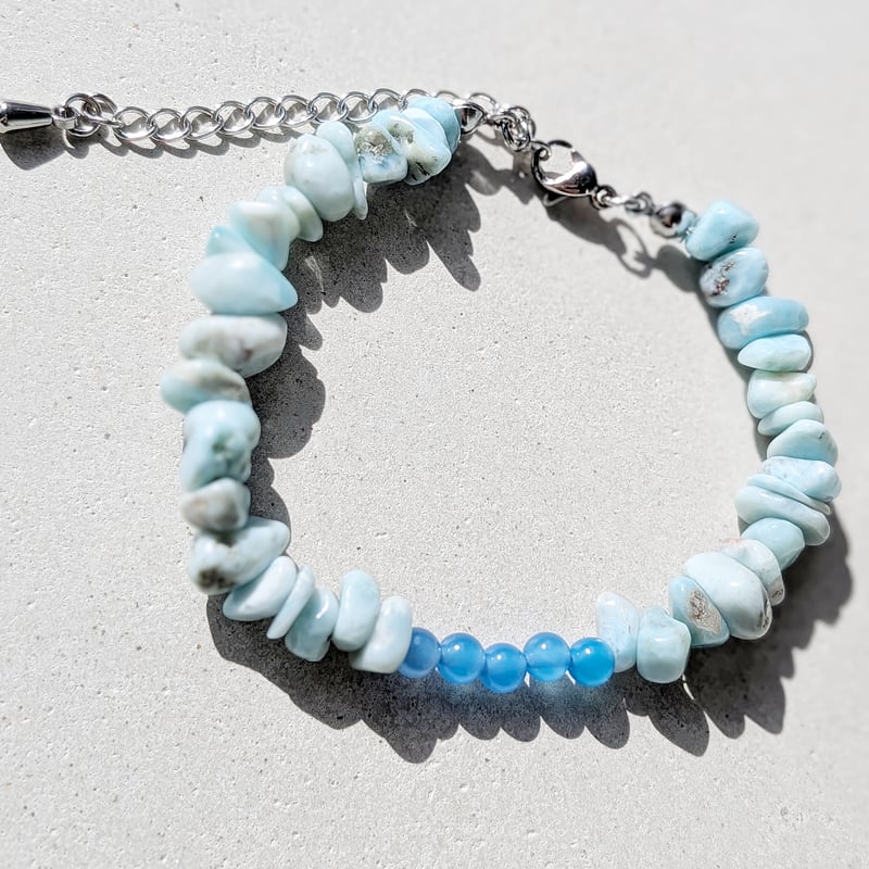 larimar blue bracelet | masayo satoyoshi