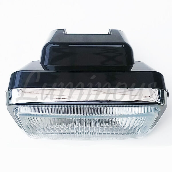 角型 ヘッドライト H4 LEDバルブ付き 角目 クリア 角型 LED ヘッドライト H4 LEDバルブ付き 角目 | パーツショップ