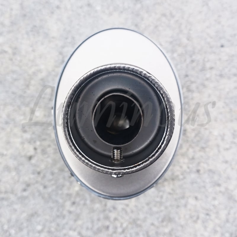 ステンレス スリップオン オーバル マフラーサイレンサー 51mm ステンレス スリップオン オーバル マフラーサイレンサー 51mm