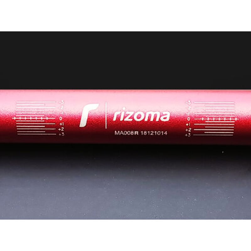 CNC 高品質 アルミ製 RIZOMA リゾマ ハンドル 22.2mm レッドVer