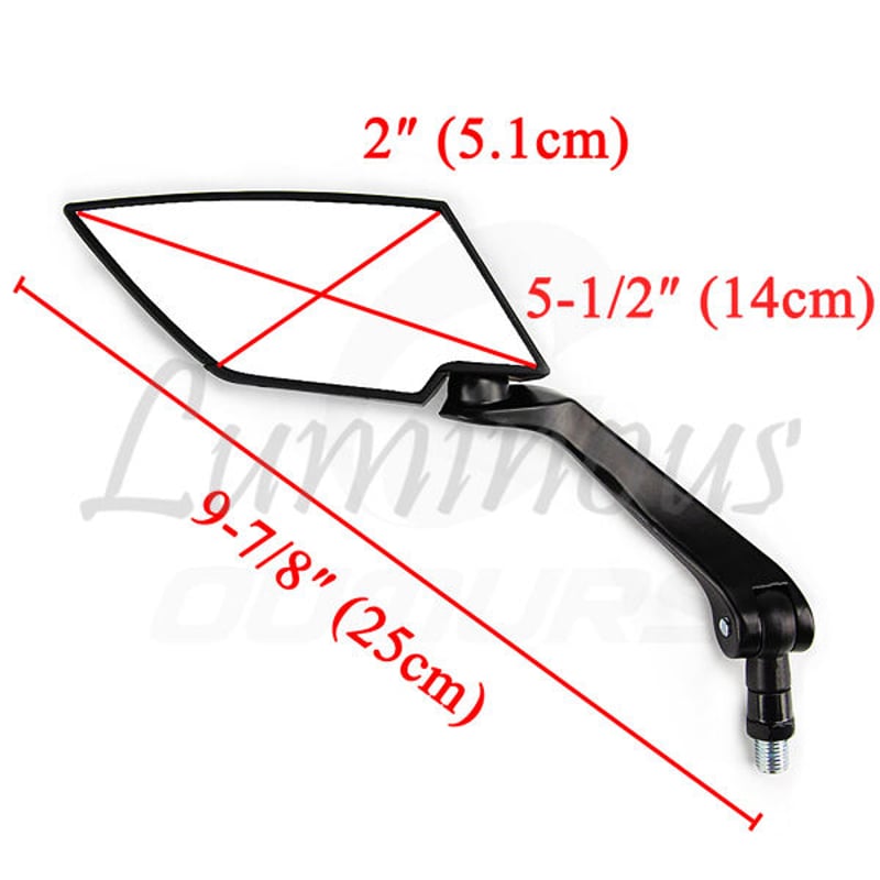 バイク ハンドル TTミラー アダプター 正ネジ 逆ネジ 10mm 8mm 付属