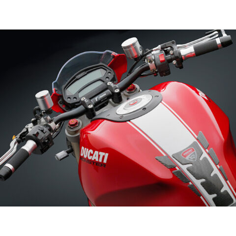 CNC 高品質 アルミ製 RIZOMA リゾマ ハンドル 22.2mm ブラックVer MA0