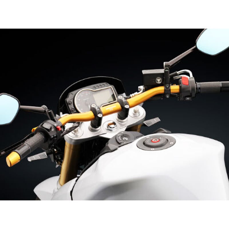 CNC 高品質 アルミ製 RIZOMA リゾマ ハンドル 22.2mm ゴールドVer MA0
