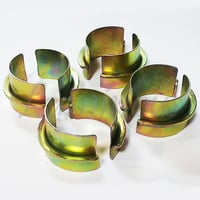 チタン焼き風 スリップオン マフラーサイレンサー 61mm 60.5π