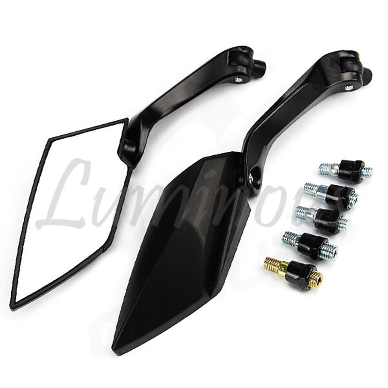 バイク ハンドル TTミラー アダプター 正ネジ 逆ネジ 10mm 8mm 付属