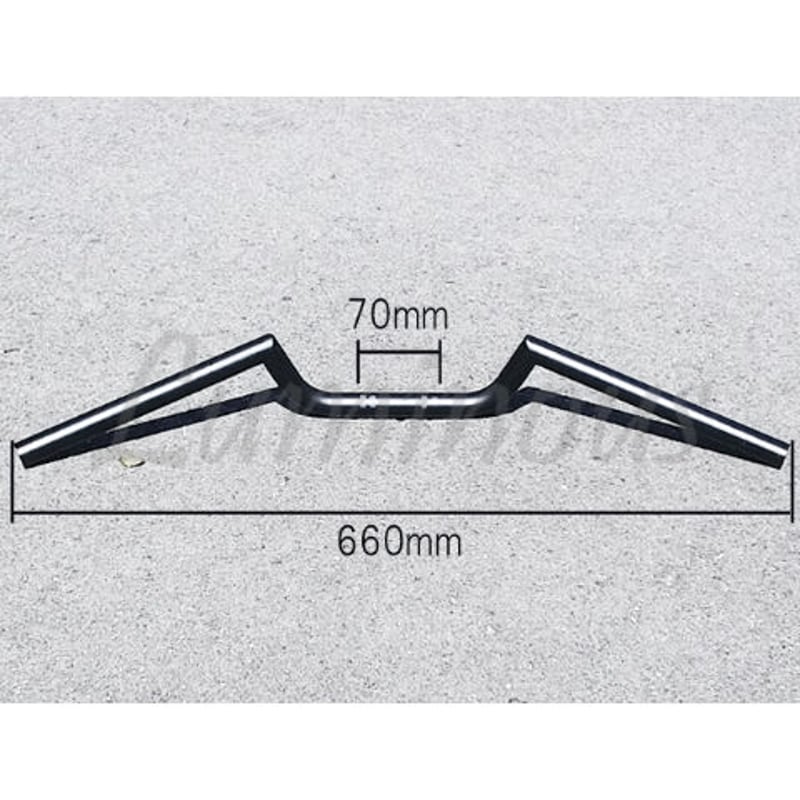 ブラック塗装 スワローハンドルType 22.2mm | パーツショップルミナス