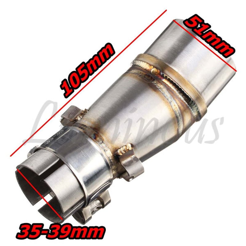 50.8mm エキパイ 変換アダプター スリップオン マフラーサイレンサー