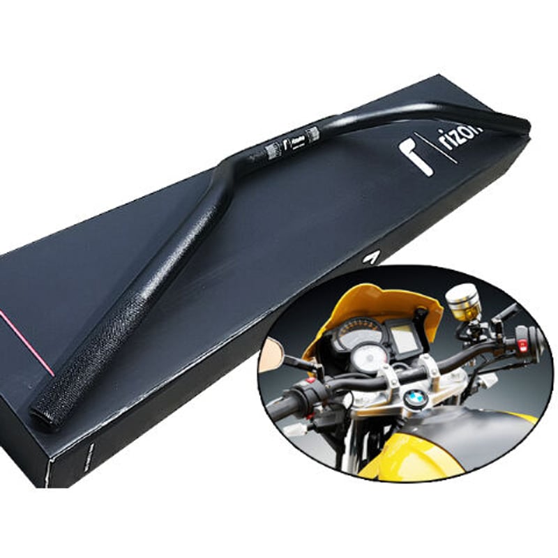 CNC 高品質 アルミ製 RIZOMA リゾマ ハンドル 22.2mm ブラック
