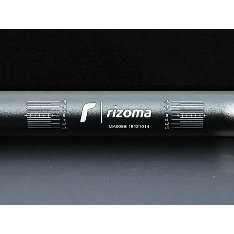 CNC 高品質 アルミ製 RIZOMA リゾマ ハンドル 22.2mm ブラックVer MA0