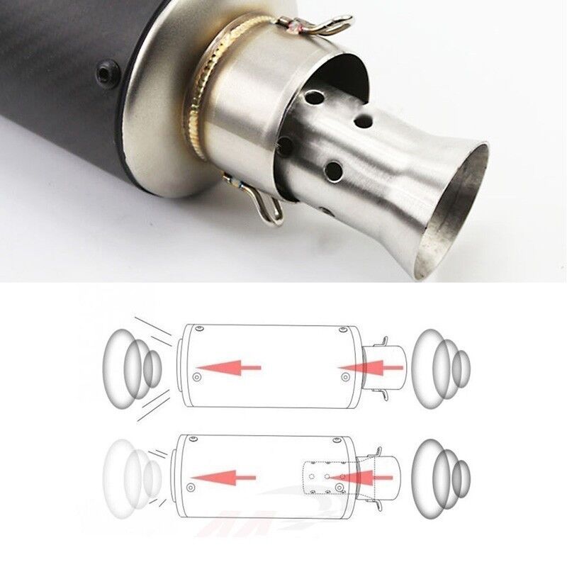 50.8mm インナーバッフル エキパイ マフラーサイレンサー デシベル 50.8mm インナーバッフル エキパイ マフラーサイレンサー デシベル