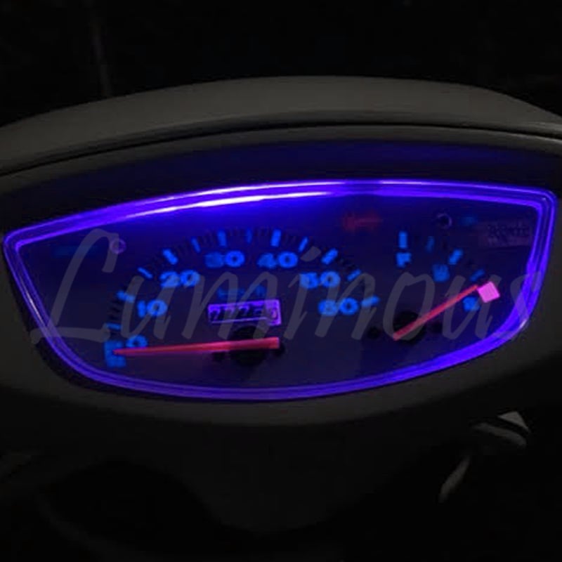 ブルー LEDメーター球 スピードメーター T10 2個セット | パーツ