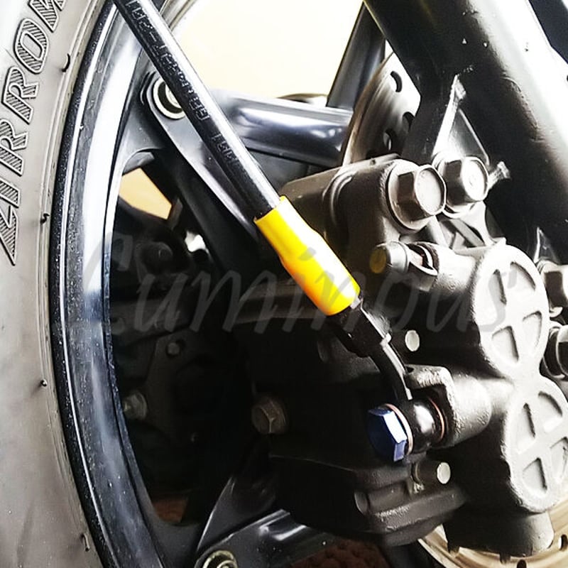 エイプ フロントディスク化セット メッシュホース ホイール ブレーキ