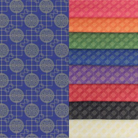 生地/チャイナ柄風B【全8色】/Pローン