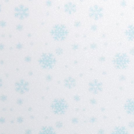 生地/雪の結晶柄/サテン