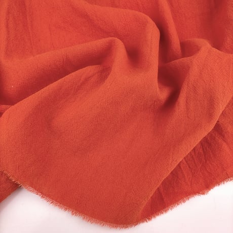 生地/リネン調コットン（キャロット）