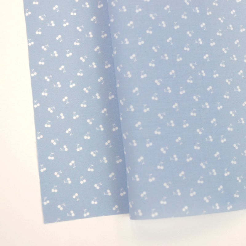 生地見本　さくらんぼ 生地/さくらんぼ柄（くすみカラー系）/Pローン | NUIGOTO