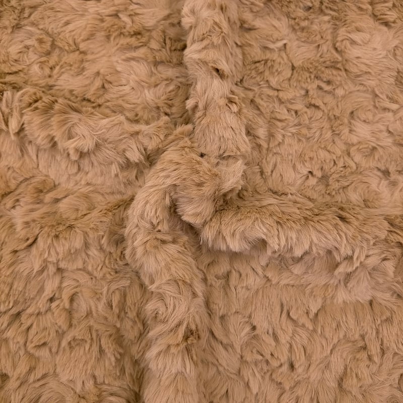 リアル　ブラウンファー生地 生地/スイングファー（ブラウン） | NUIGOTO