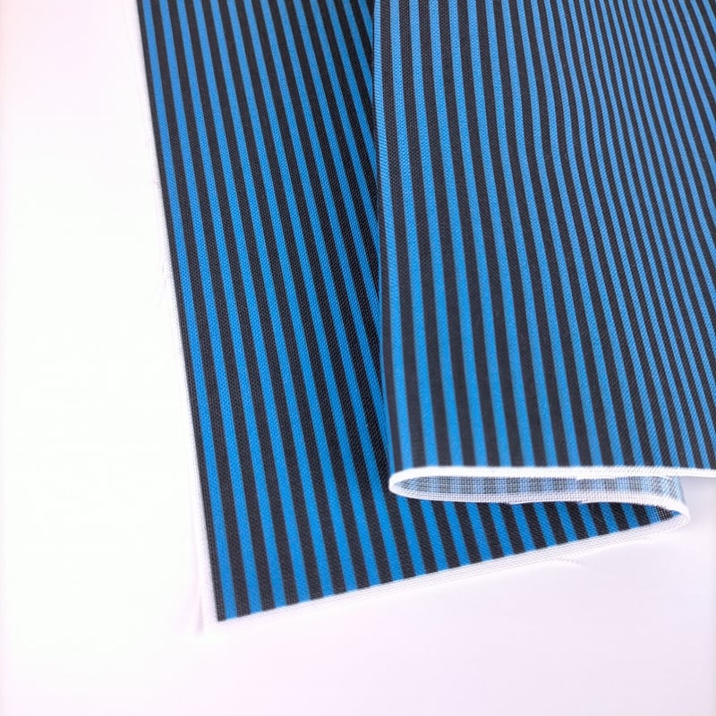 生地/ボーダー（ブラック×ブルー）/Eテンジク | NUIGOTO