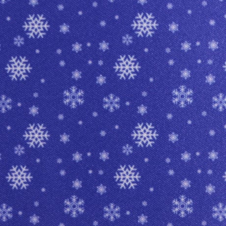 生地/雪の結晶柄/サテン