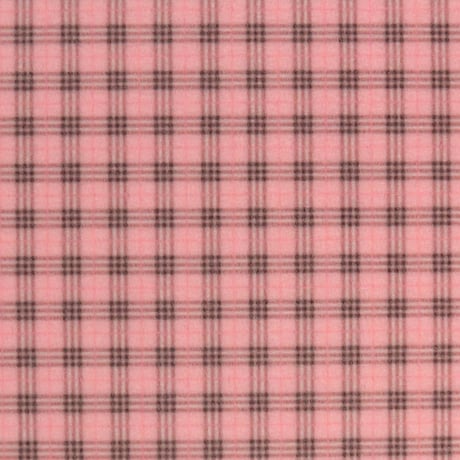 生地/チェック柄（ピンク）/ぬい生地（ナイレックス/Pパイル）