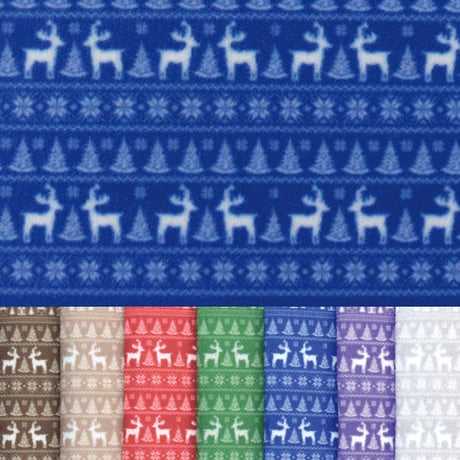 生地/ノルディックセーター風柄/ぬい生地（ナイレックス/Pパイル）