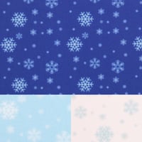 生地/雪の結晶柄/Pローン