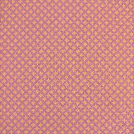 生地/七宝柄（紫×だいだい）/アムンゼン