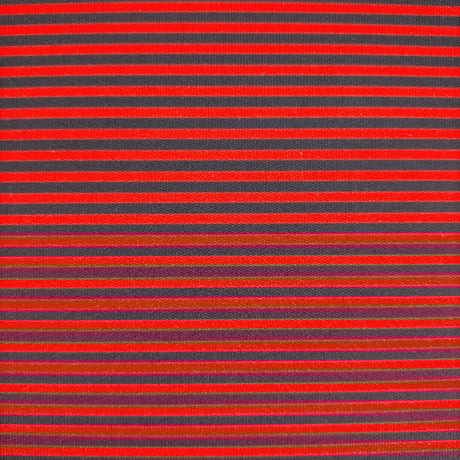 生地/ボーダー（ブラック×レッド）/スムースニット