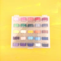 糸セット（25色）/収納ケース付