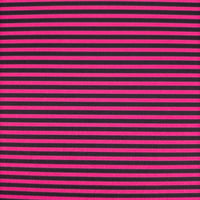 生地/ボーダー（ブラック×ピンク）/スムースニット
