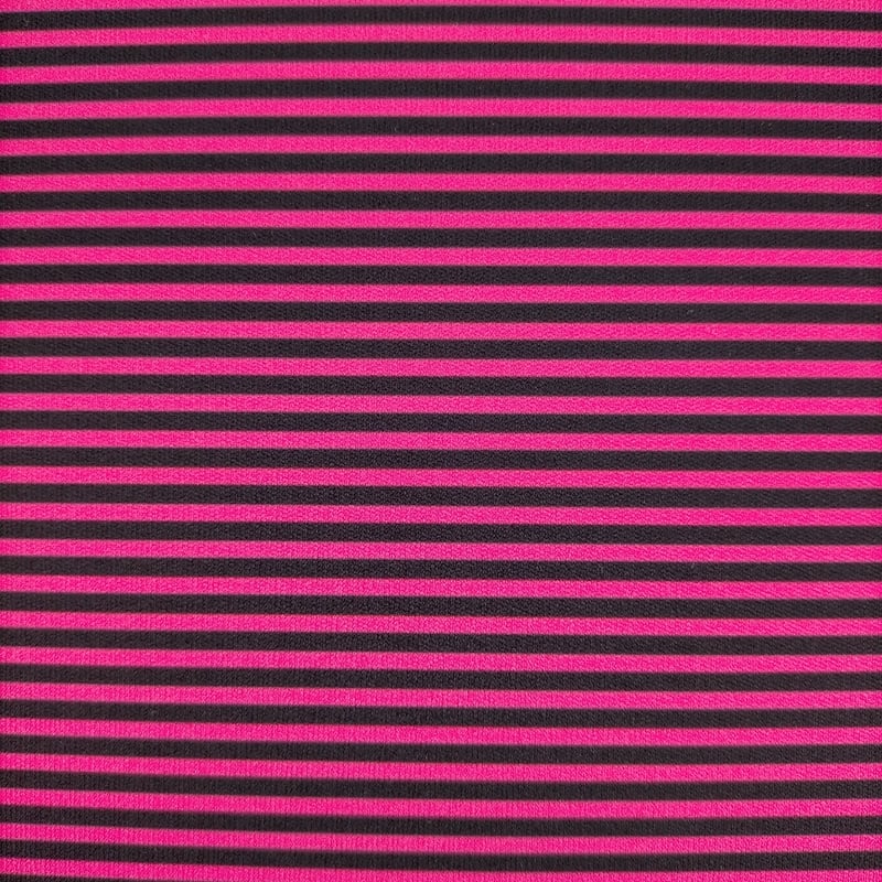 生地/ボーダー（ブラック×ピンク）/スムースニット | NUIGOTO