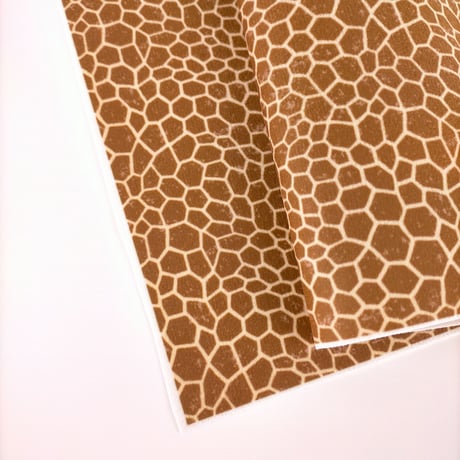 生地/キリン柄/マイクロ起毛