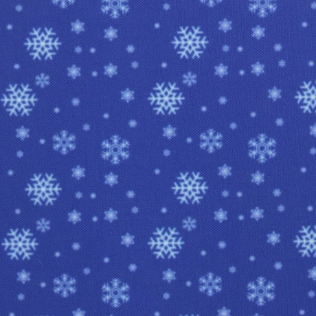 生地/雪の結晶柄/Pローン