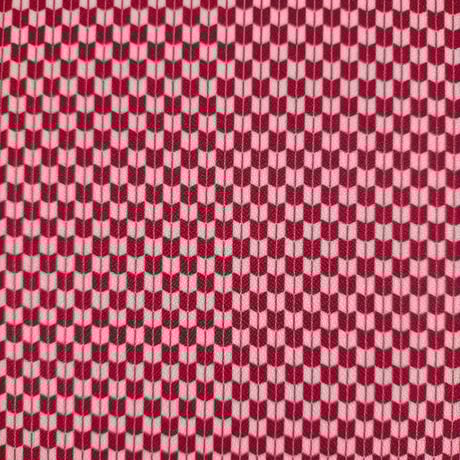 生地/矢絣柄（赤茶）/アムンゼン