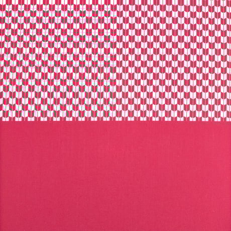 生地/矢絣柄Ｗ（赤茶）/Pローン