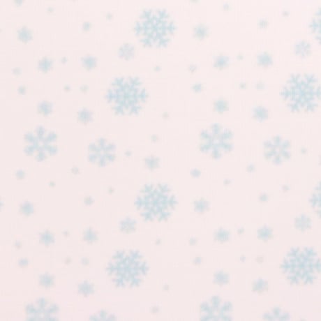 生地/雪の結晶柄/Pローン