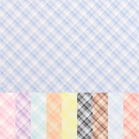 生地/チェック柄M（推しカラー/全10色）/Pローン