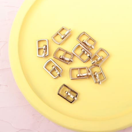 リアル金属バックル6×10ｍｍ【4色展開】