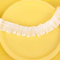 ミニフリル（オーガンジー）13ｍｍ（6ｍｍ）【2色展開】