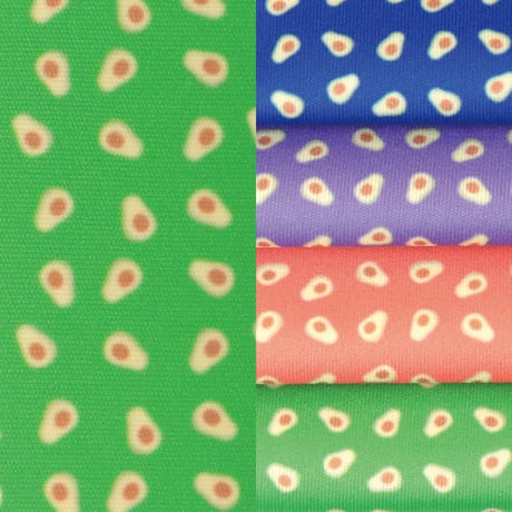 生地/アボカド柄/スムースニット