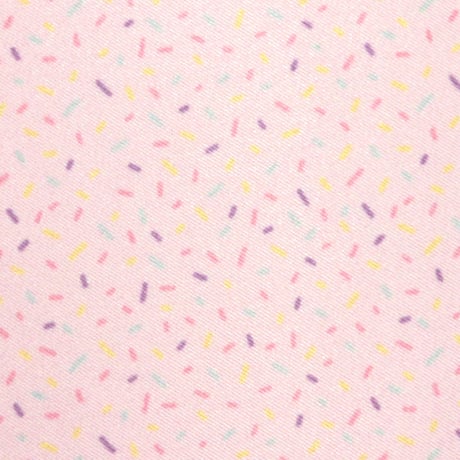 生地/スプリンクル小（アイス柄シリーズ）/サテン生地