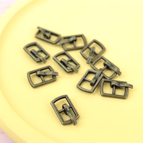 リアル金属バックル6×10ｍｍ【4色展開】