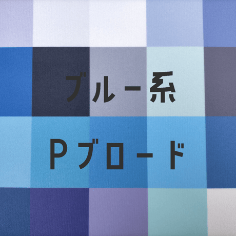 生地/Pブロード生地単色（ブルー系）