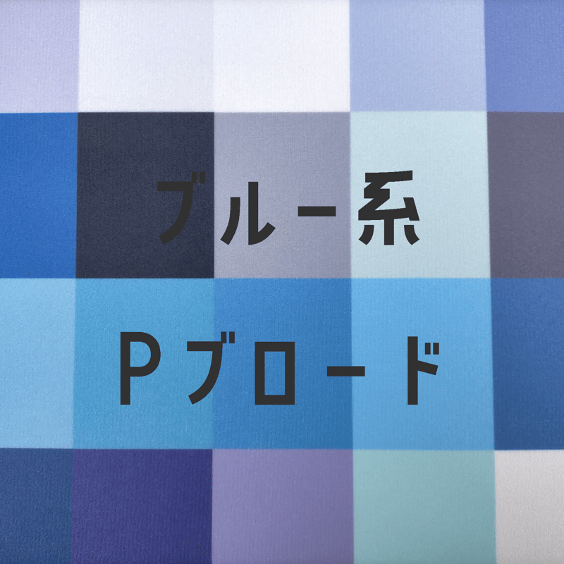 ⭐️オーダーお受付用　確認用生地一部 42⭐️ 生地/Pブロード生地単色（ブルー系） | NUIGOTO