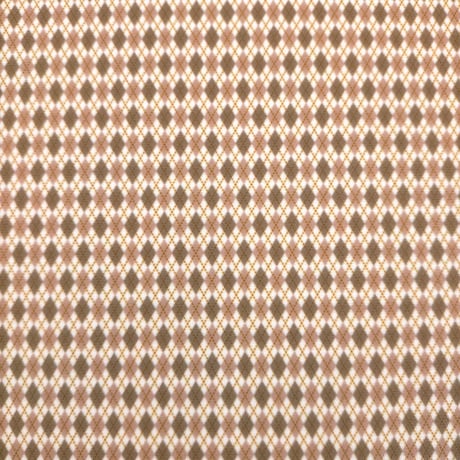 生地/アーガイル（ブラウン系）/スムースニット