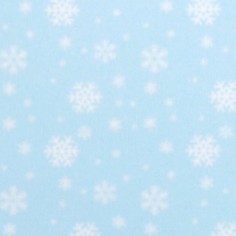 生地/雪の結晶柄/Pローン