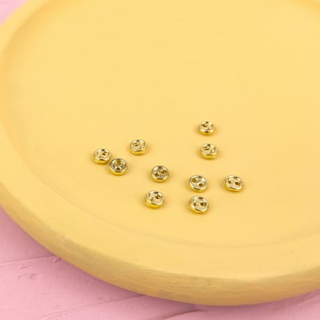 メッキボタン3ｍｍ（ゴールド）