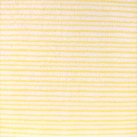 生地/手描きボーダー（イエロー）/マイクロ起毛